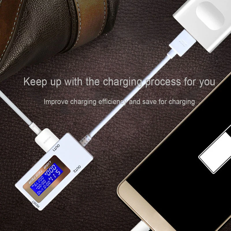 USB-тестер 10 в 1 4-30 5 А с ЖК-дисплеем для быстрой зарядки мобильных телефонов Huawei Oppo |