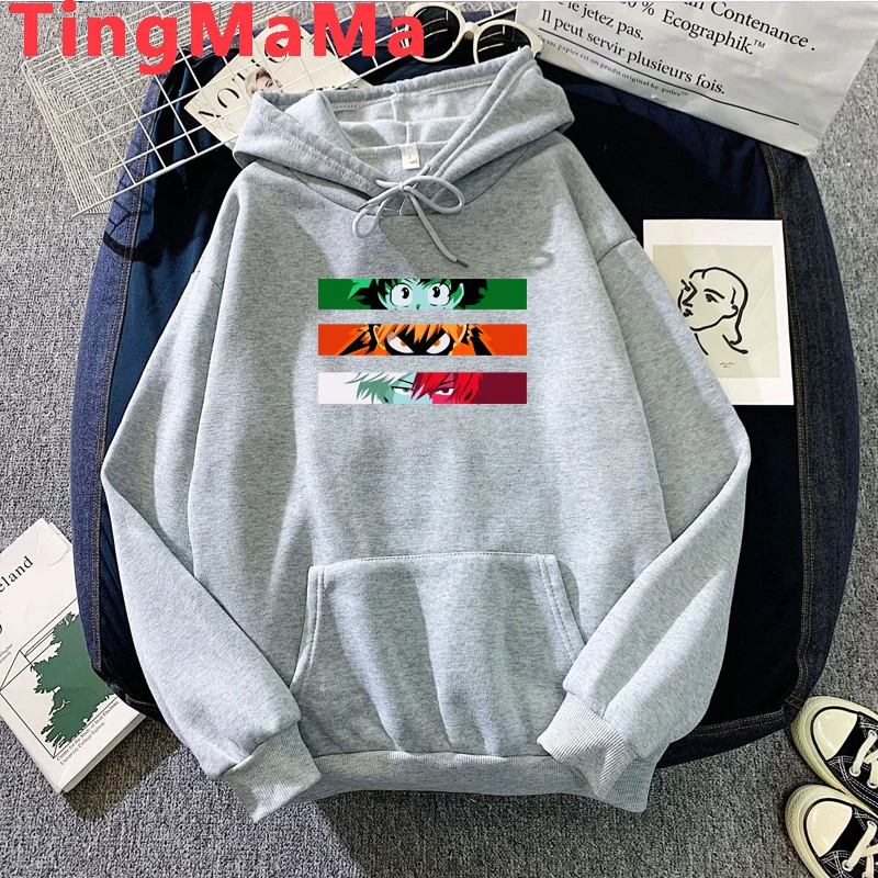 

My Hero Academia Shoto Todoroki Bakugou hoodies female anime graphic plus size female hoody sweatshirts hip hop y2k aesthetic
