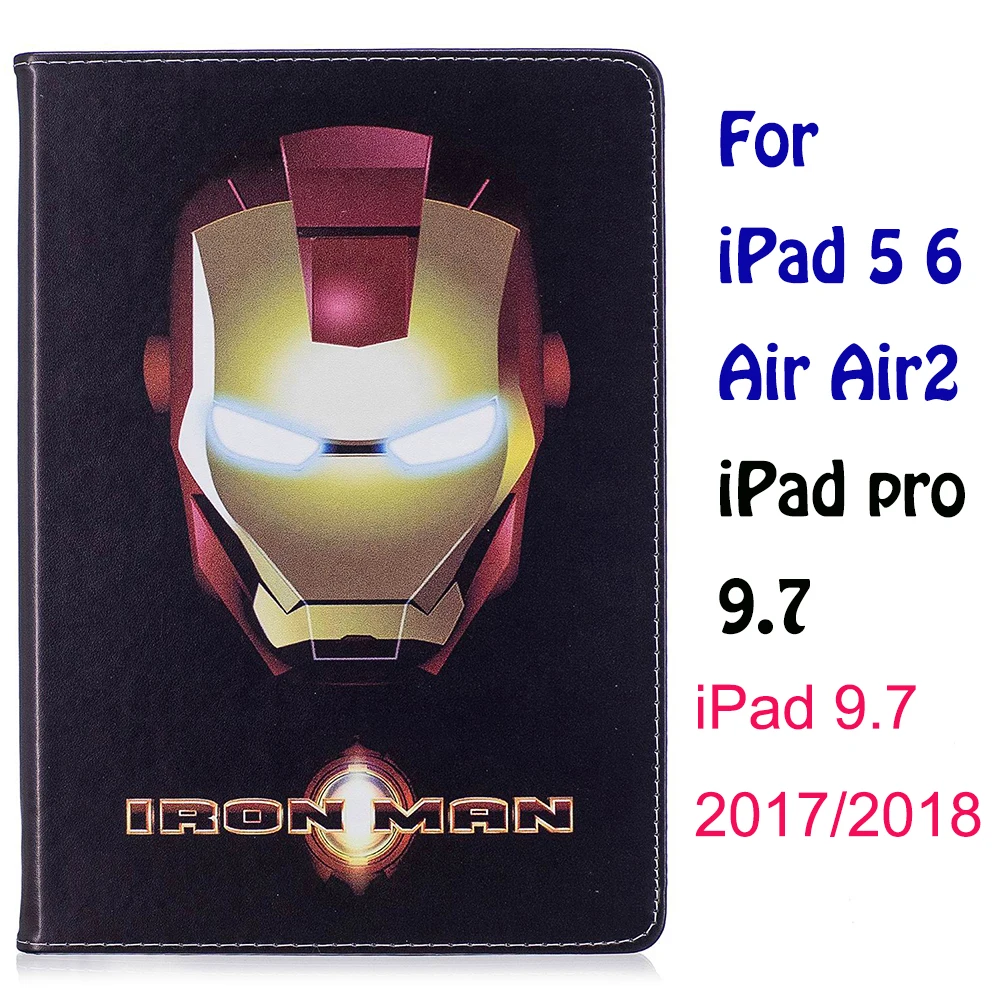 as photo Чехол для ipad 4 air 2 ipad 9,7 ipad mini 1/2/3/4/5 Pro Movie Marvel Мстители эндгейм Тор стенд coque capa Cover - Цвет: as photo
