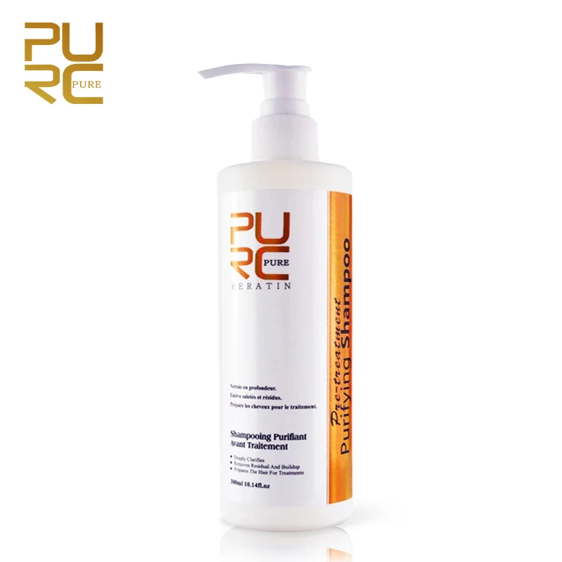 

PURC Purifying Shampoo Keratin Hair Teatment Deep Cleaning Shampoo 300ml Hair Care Products