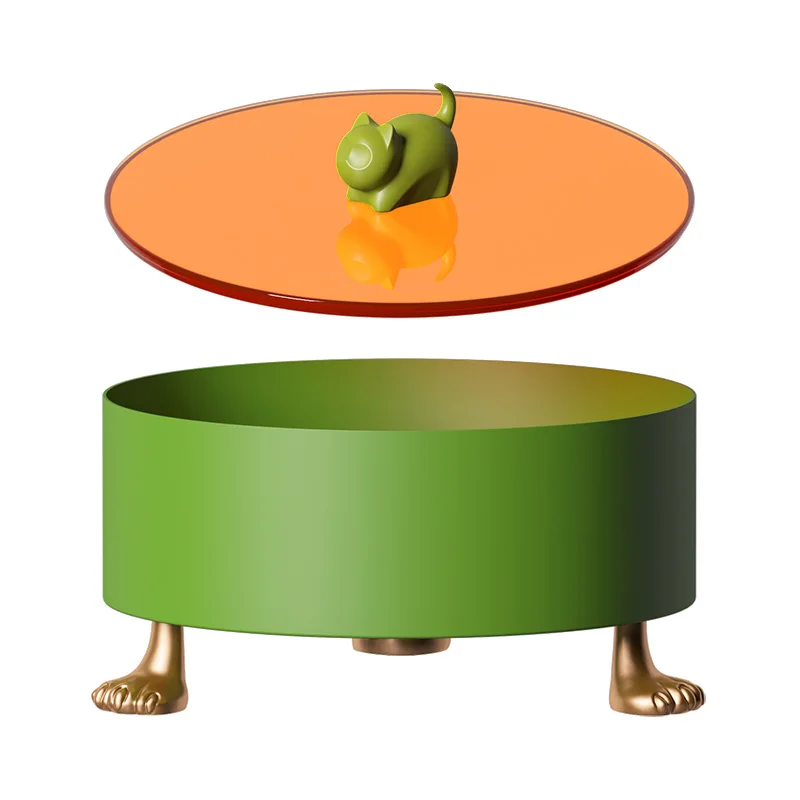 

JINSERTA Metal Storage Tray Jewelry Cosmetic Organizer Luxury Living Room Dessert Fruit Cake Snack Nuts Plate Sundries Tray