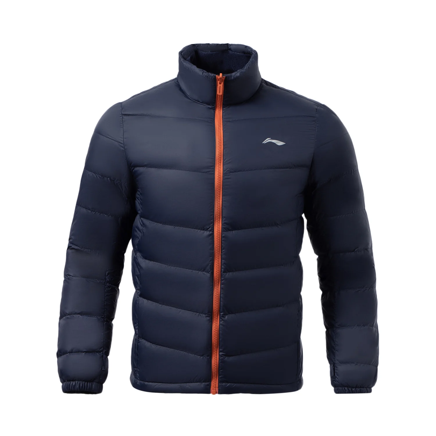 Мужской короткий пуховик для тренировок Li-Ning легкая приталенная куртка на 90%