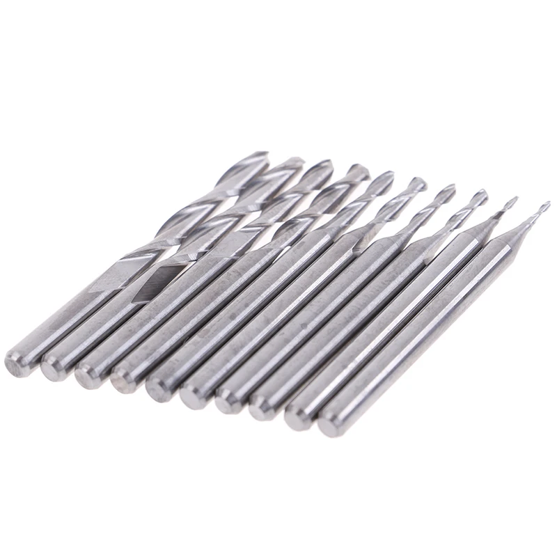 Лидер продаж! 10 шт. НАБОР КОНЦЕВЫХ ФРЕЗ хвостовик карбидный шариковый нос 1 мм-3 175