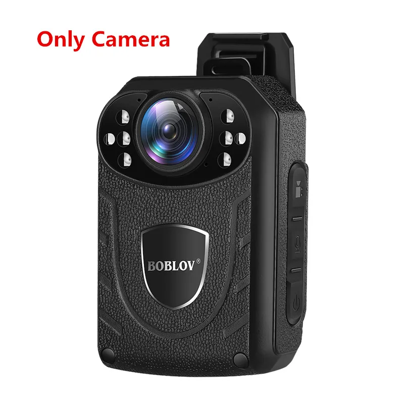 only camera Boblov KJ21 Переносная Камера HD 1296P DVR видео камера безопасности ИК ночного видения носимые мини видеокамеры полицейская камера - Цвет: only camera