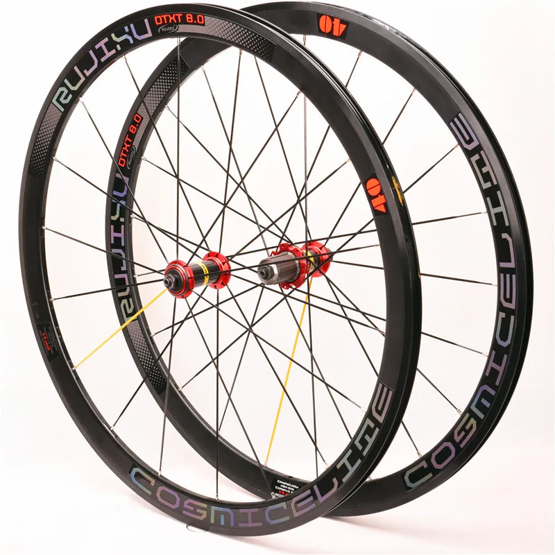 ultra light bike wheels cosmic elite 700C 40mm Aluminium Alloy C/V brake BMX road bicycle wheelset Sealed Bearing wheel set | Спорт и