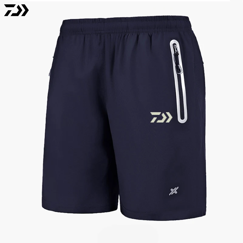 Blue2 Летняя одежда для улицы Daiwa, шорты, штаны для спорта на открытом воздухе, для рыбалки, Мужские дышащие быстросохнущие негабаритные шорты для рыбалки - Цвет: Blue2