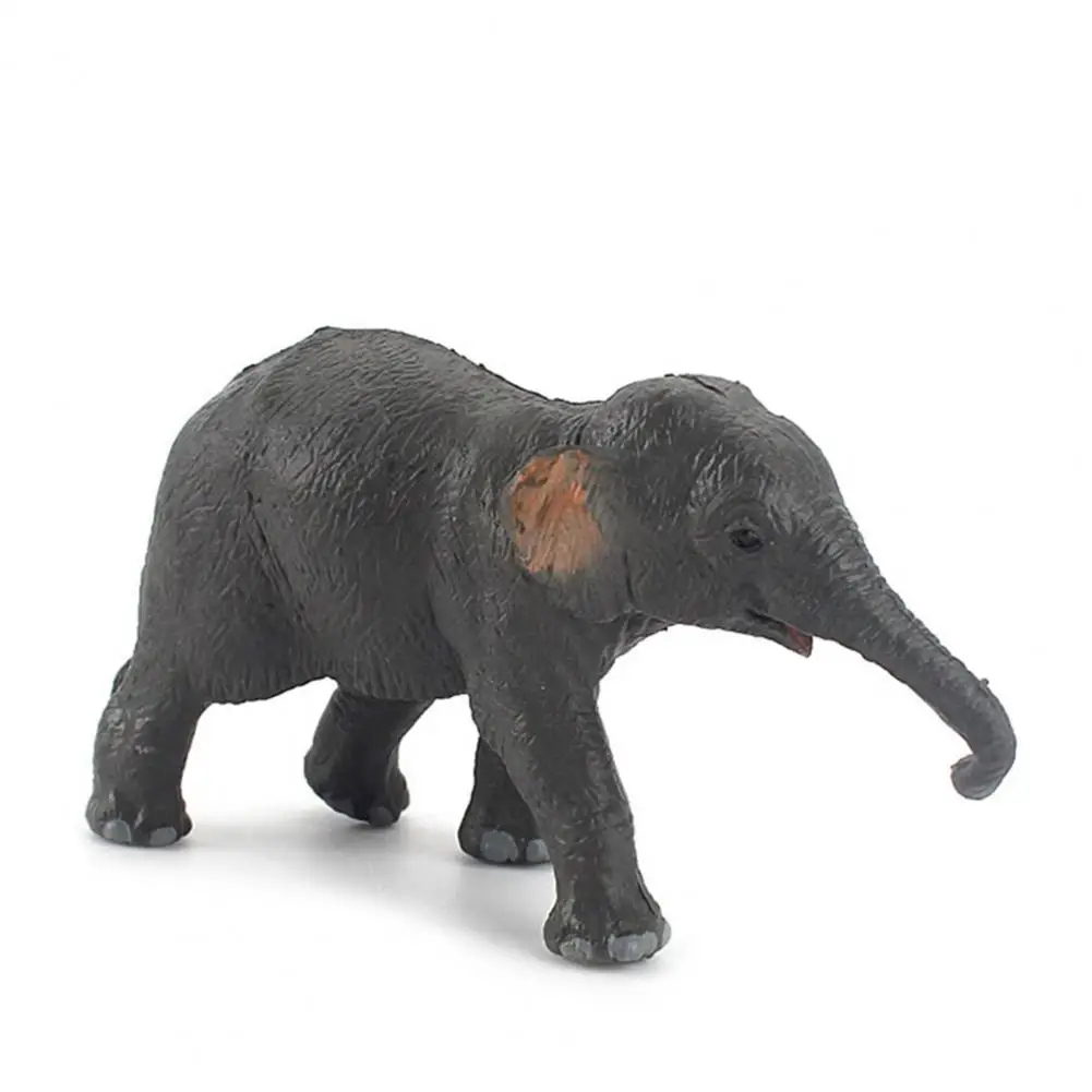 

Imitation Animal Delicate Lifelike Cognitive-enhancing Animal Models Simulated Zoo Deer Elephant Figurine for Kids Toy Gifts