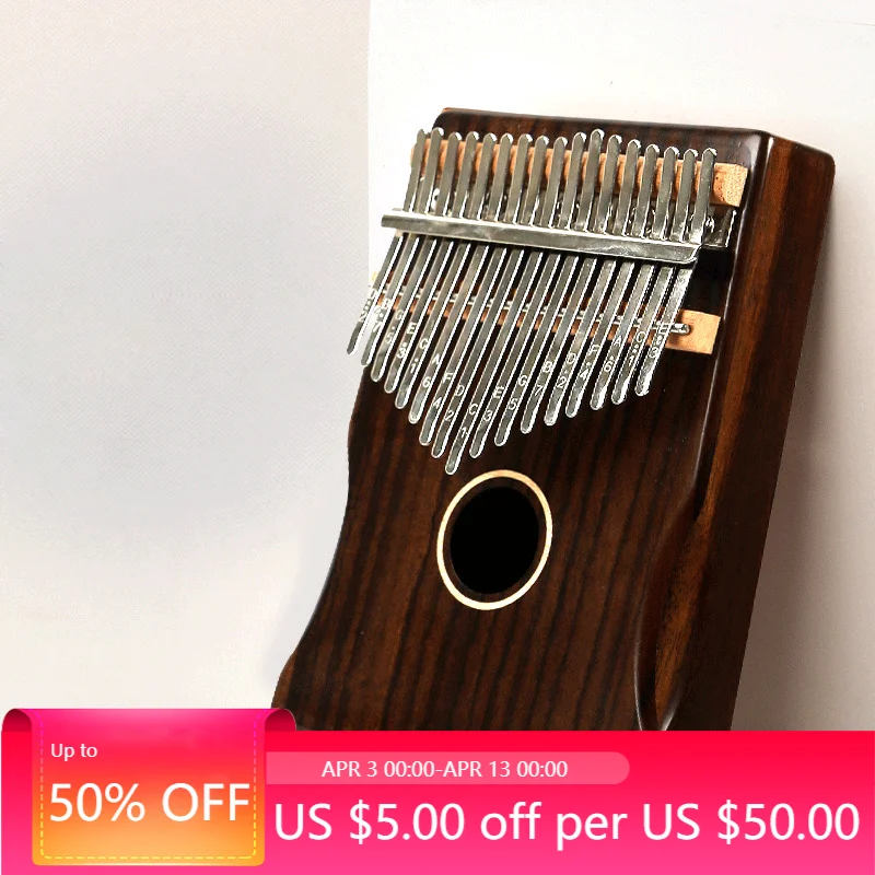 

Andrew Kalimba 17 Key tone notes Roes wood beginner finger piano Xylophone Music instrument vibraphone Keyboard Mahogany Oguman