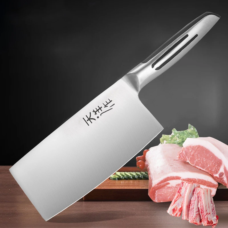 Chinese Cleaver Knife Tools Multi-purpose Meat Slicer Chopping Kitchen Knives Sharp Stainless Steel Chef Slicing Bone Chopper | Дом и сад