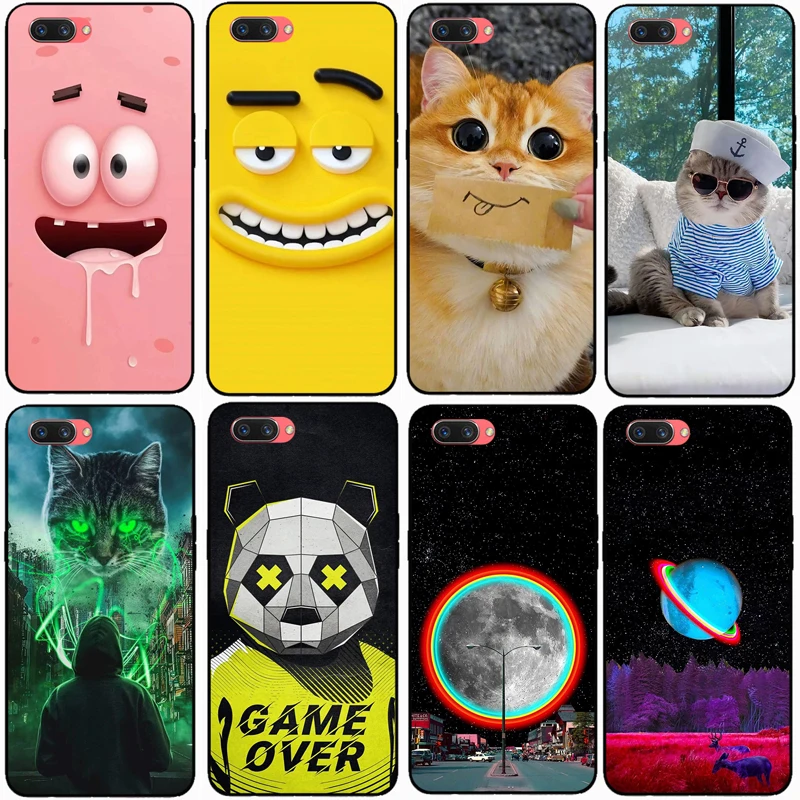 Высококачественный защитный чехол для OPPO A3S CPH1803 CPH1805 чехол Роза волк милые узорную обложку Мягкий силиконовый чехол для телефона чехол для a3 s cph 1803 cph 1805 Одежда высшего качества