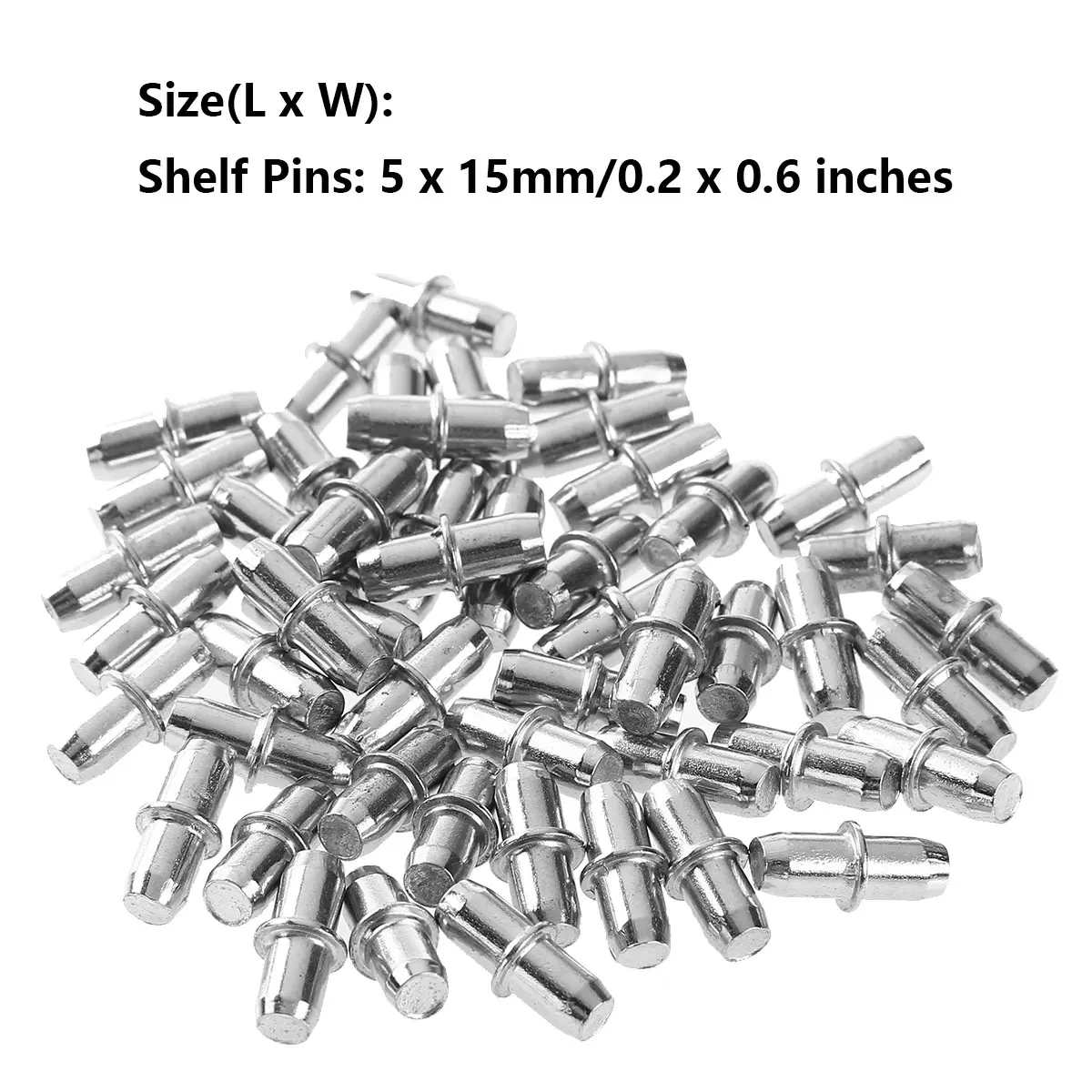 50 шт. металлические шпильки и резиновые рукава для домашней полки опорные