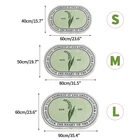 2022, овальный коврик для ванной в скандинавском стиле, удобный мягкий коврик для ног, абсорбирующий нескользящий коврик для ванной