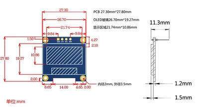Дизайн 10 шт./лот 4pin 128X64 O светодиодный ЖК-дисплей светодиодный Дисплей модуль 0,9" I2C IIC общаться