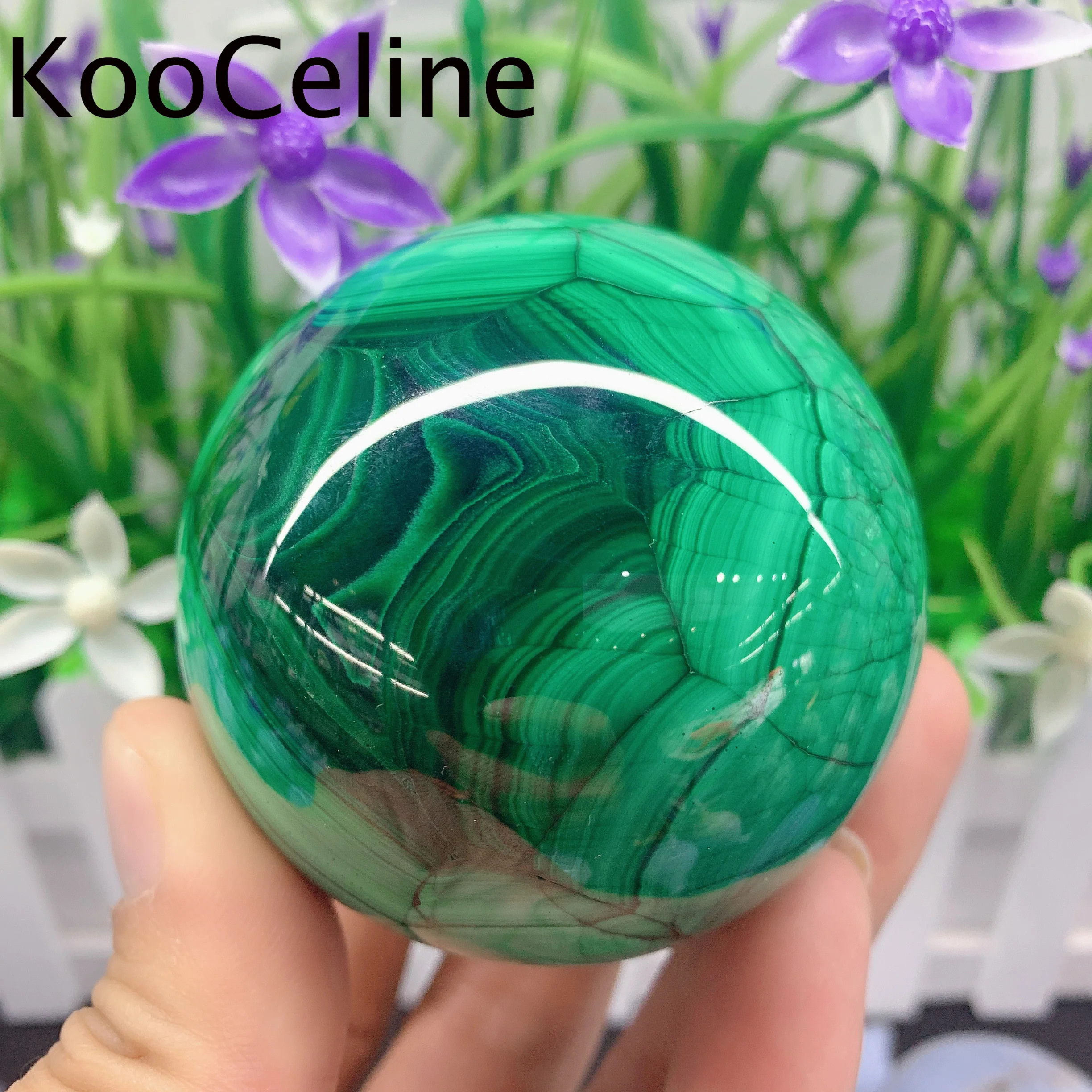 

1pc Natural Crystals Quartz Malachite Sphere Energy Ball Reiki Stones Room Home Office Aquarium Decoration Accessories Gemstone