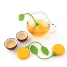 Ситечко для чая, дорожный силиконовый сливной мешок для специй, многофункциональный диффузор с фильтром в форме Лимон силиконовый