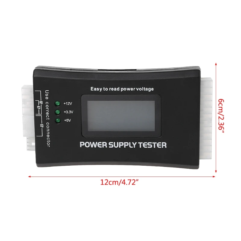 ПК компьютер ЖК-дисплей 20/24 Pin 4 PSU ATX BTX ITX SATA HD HDD Тестер питания | Компьютеры и офис