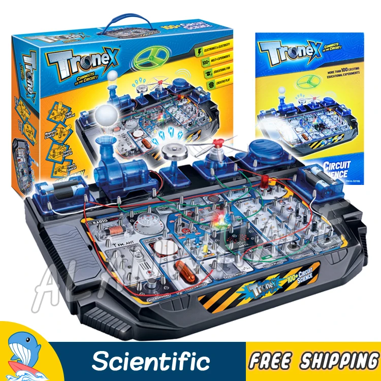 100 многофункциональные эксперименты электрические научные наборы летающий веер