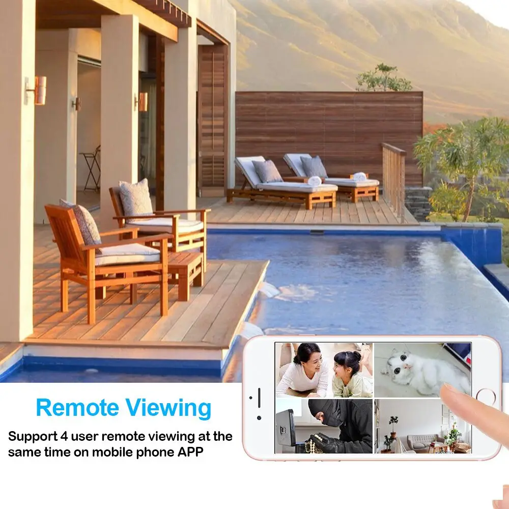 4K DIY портативная Wi-Fi IP мини-камера P2P беспроводная микро веб-камера видеокамера