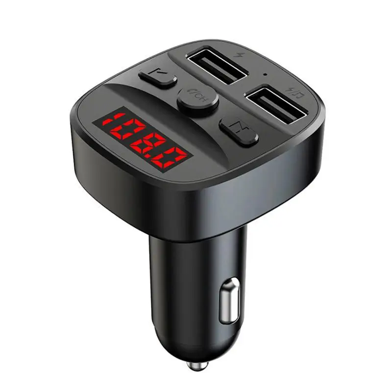 Группа вертикальный T60 Bluetooth5.0 автомобильный комплект беспроводной FM-передатчик