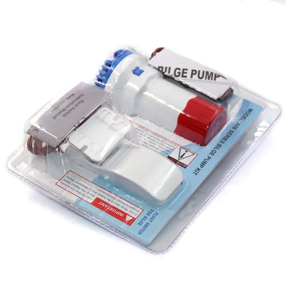 Комбинированный Поплавковый насос Электрический водяной 1500 галлонов/час 12 В/24 В