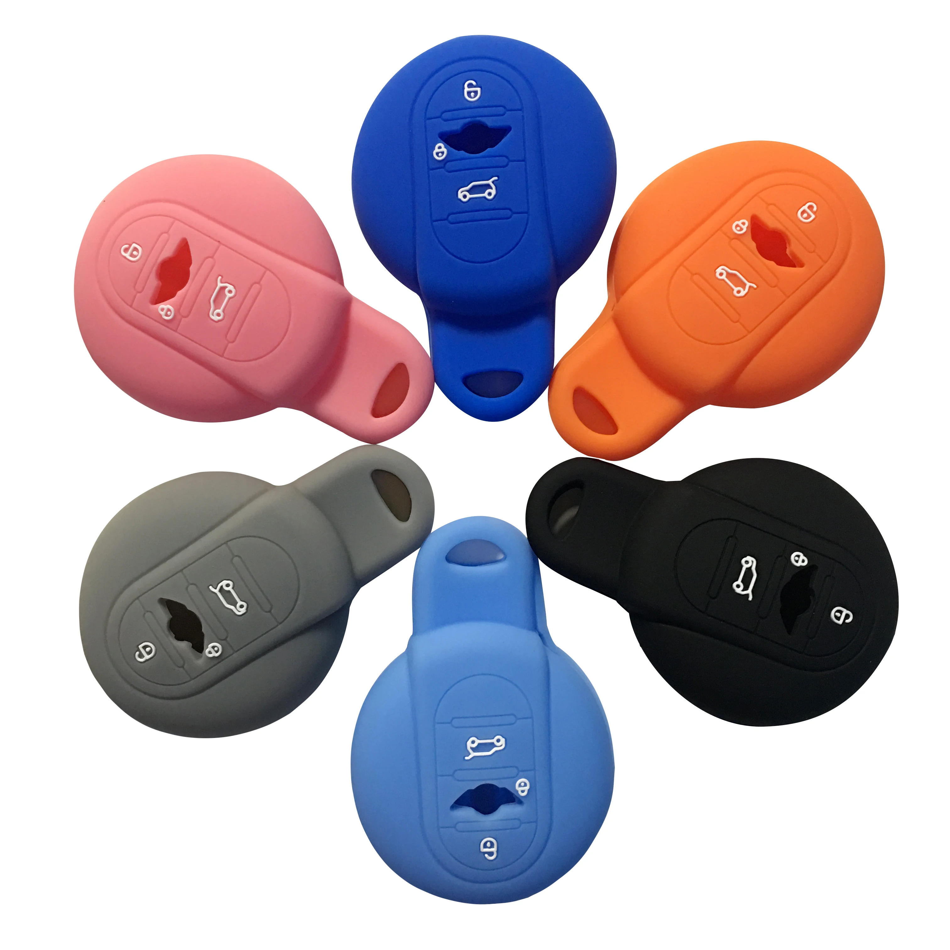 Силиконовый чехол для автомобильного ключа комплект брелок сумка Bmw Mini Cooper 2014 2015