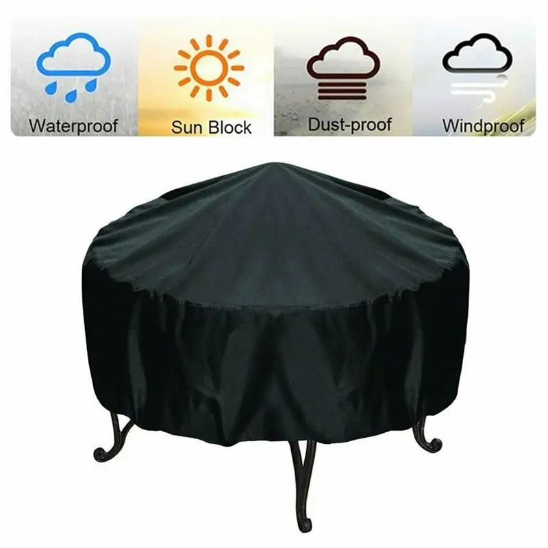 grill cover outdoor barbeque waterproof protector garden bbq grill oxford cloth adjustable cover for gas charcoal electric barbe free global shipping