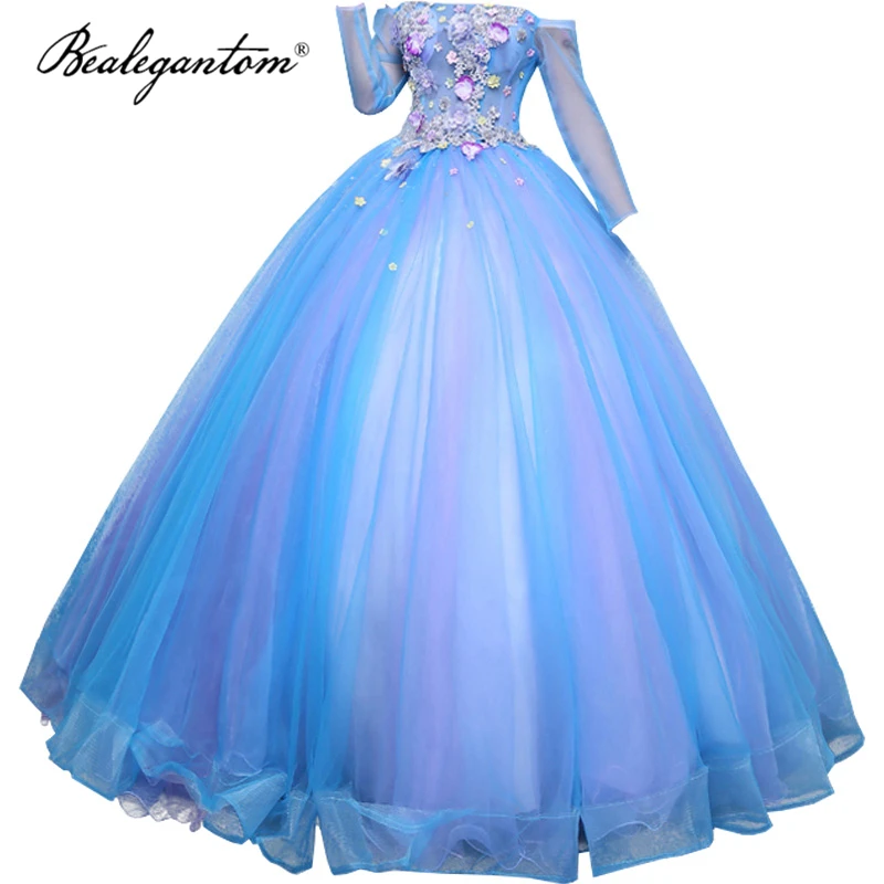 Женское бальное платье с длинным рукавом на возраст 15 лет |