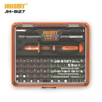 jakemy 8127 53 in 1 professional mini screwdriver set diy repair tool kit for cellphone laptop electronic products