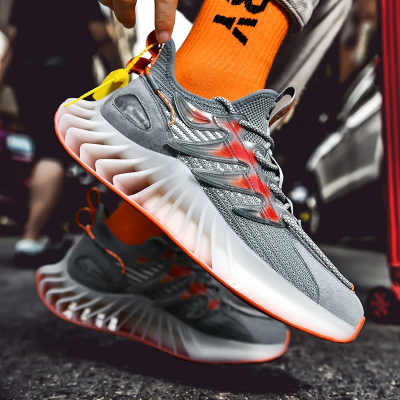 

New Shoes Running Mens Mesh Breathable Walking Sneakers Men Rubber Sole Men Sports Sneakers Big Size Men Athletic Shoes Luxury