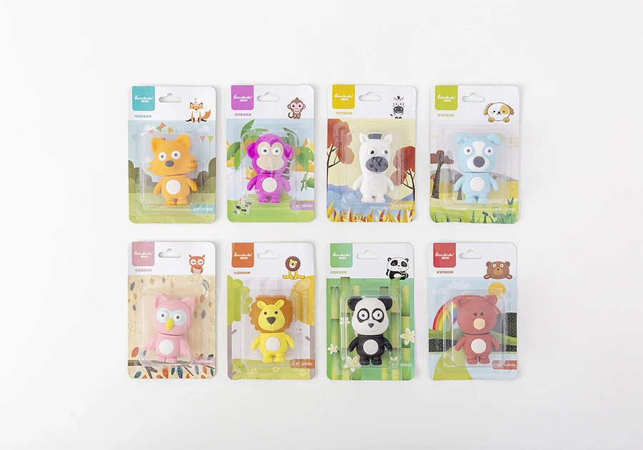 Panda animal резиновые ластики карандашный ластик для студентов Канцтовары Школьные принадлежности для детей подарок ластик