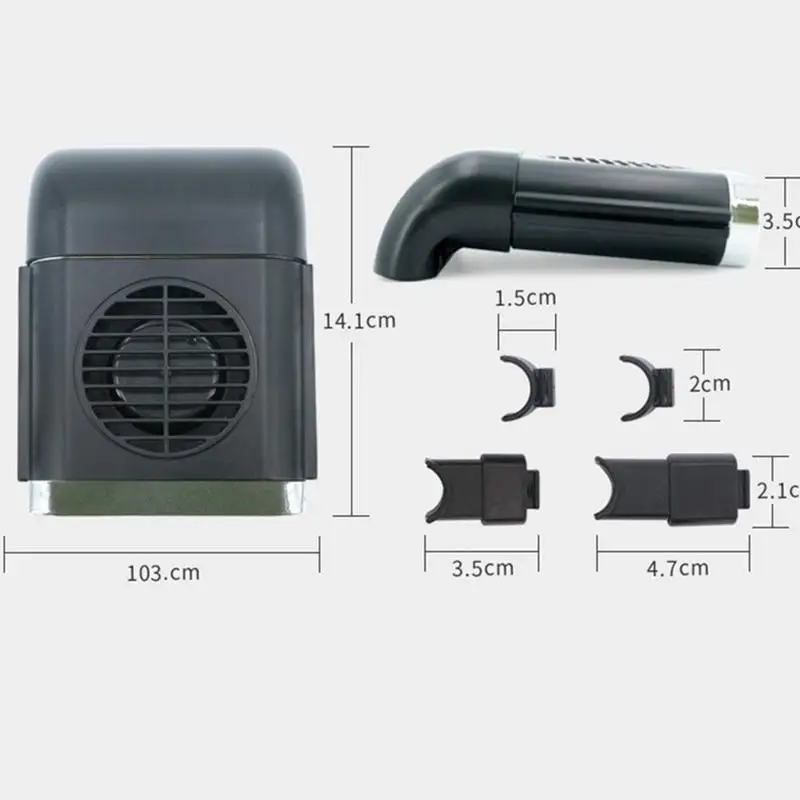 

Mini Car fan 3 speed silent strong wind cooling fan car USB powerful rear multifunctional accessory
