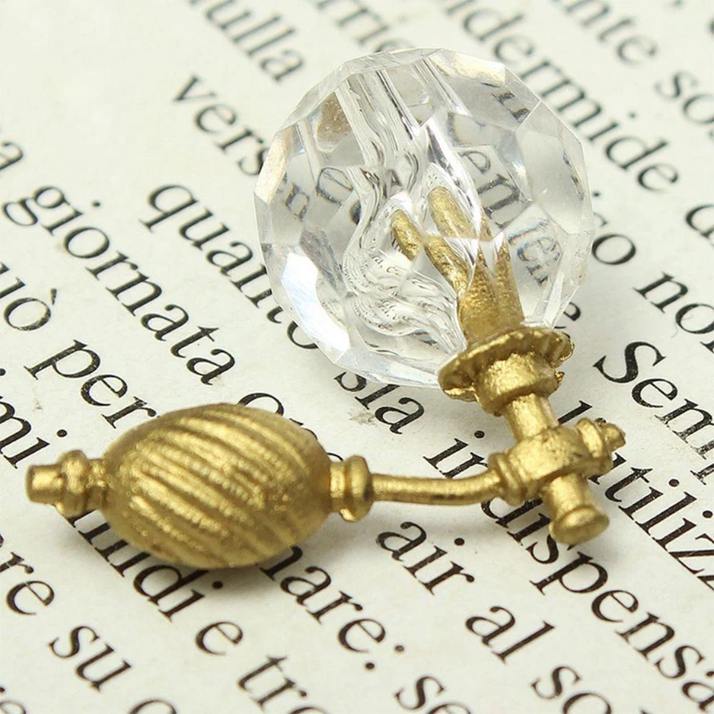 

Mini Cute 1/12 Dollhouse Miniature Transparent Perfume Bottle Dresser Bathroom Bedroom Accessories Kids Toy