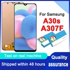 ЖК-дисплей 6,4 дюймов OLED  Super AMOLED для Samsung Galaxy A30s, A307F, A307, A307FN, A307A, сенсорный экран, сменный дигитайзер в сборе