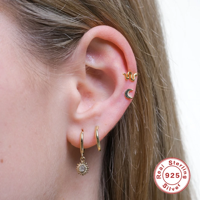 ROXI Глянцевая маленькие серьги-гвоздики для женщин ювелирные изделия глаз броши в