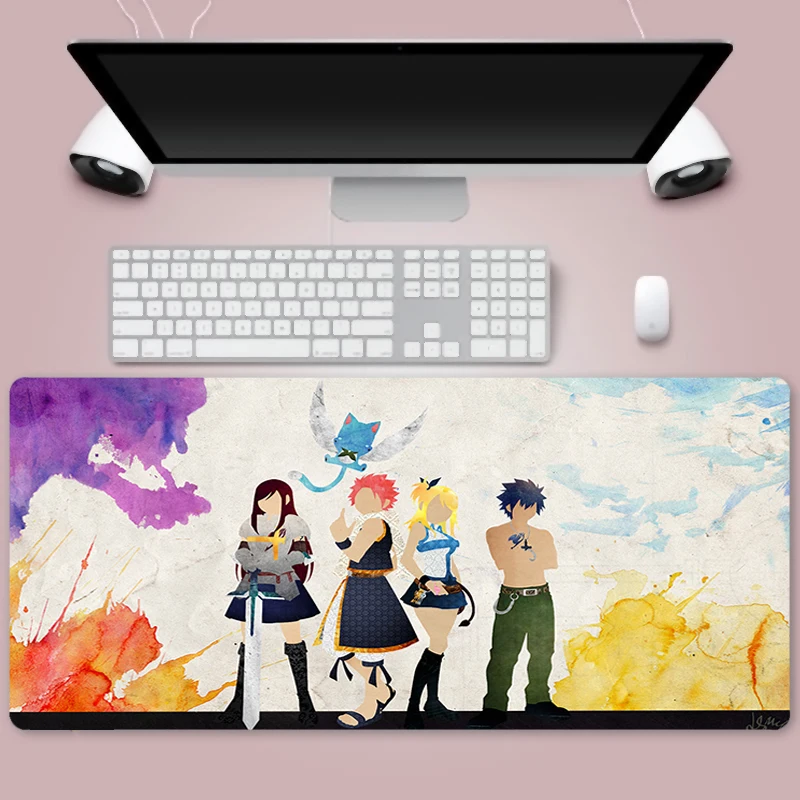 

Fairy Tail 80x30cm Rubber Super Large PC Mousepad Gamer Gaming Mouse Pads XL Desk Keyboard Mat for Computer Lapt