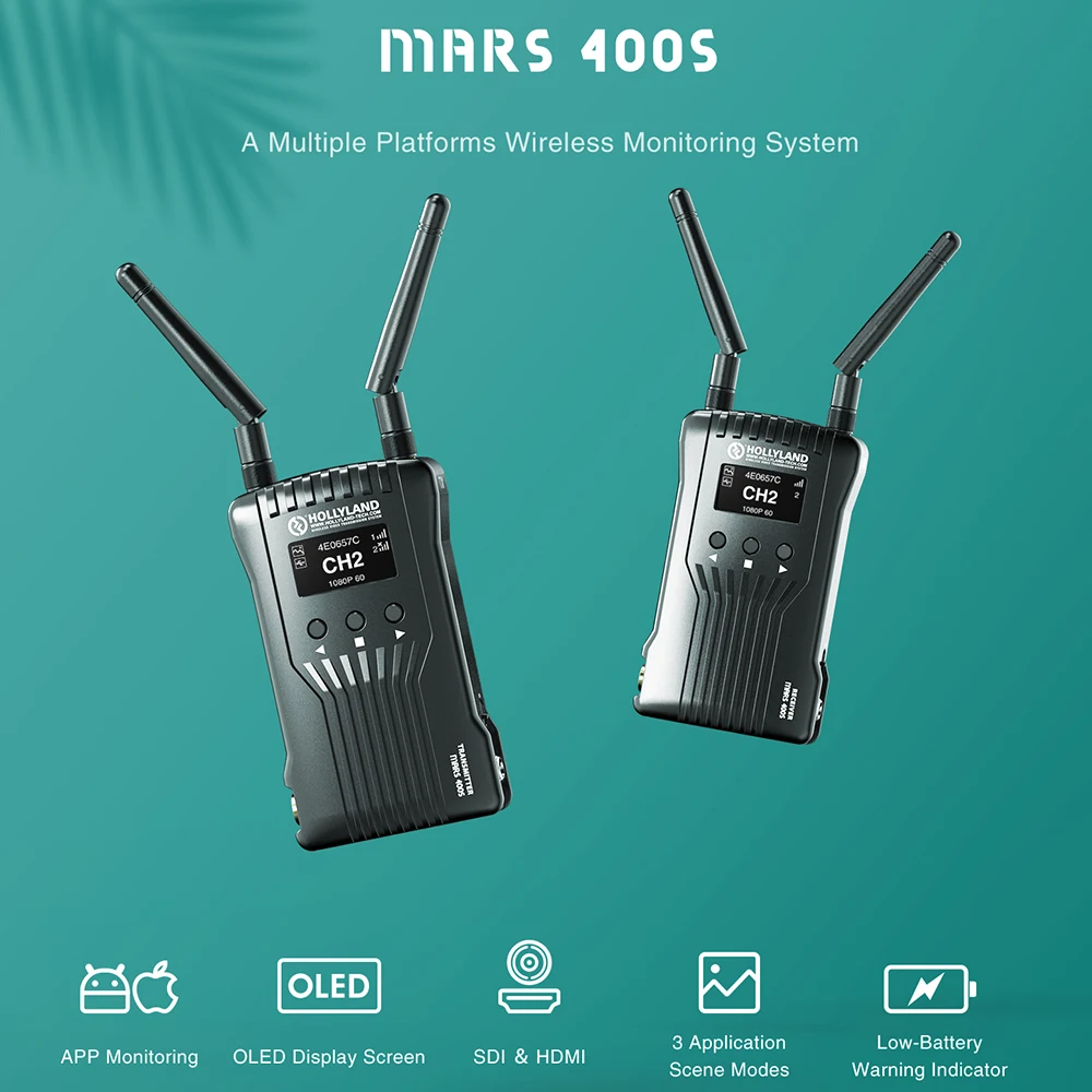 В наличии Hollyland Mars 400s система беспроводной передачи видео HDMI совместимый SDI 1080P HD