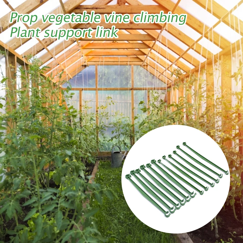 

12pcs Support Shelf Strawberry Protection Shelf Vine Climbing Arms Cage Frame Connector Plastic Plant Support Rack Tools