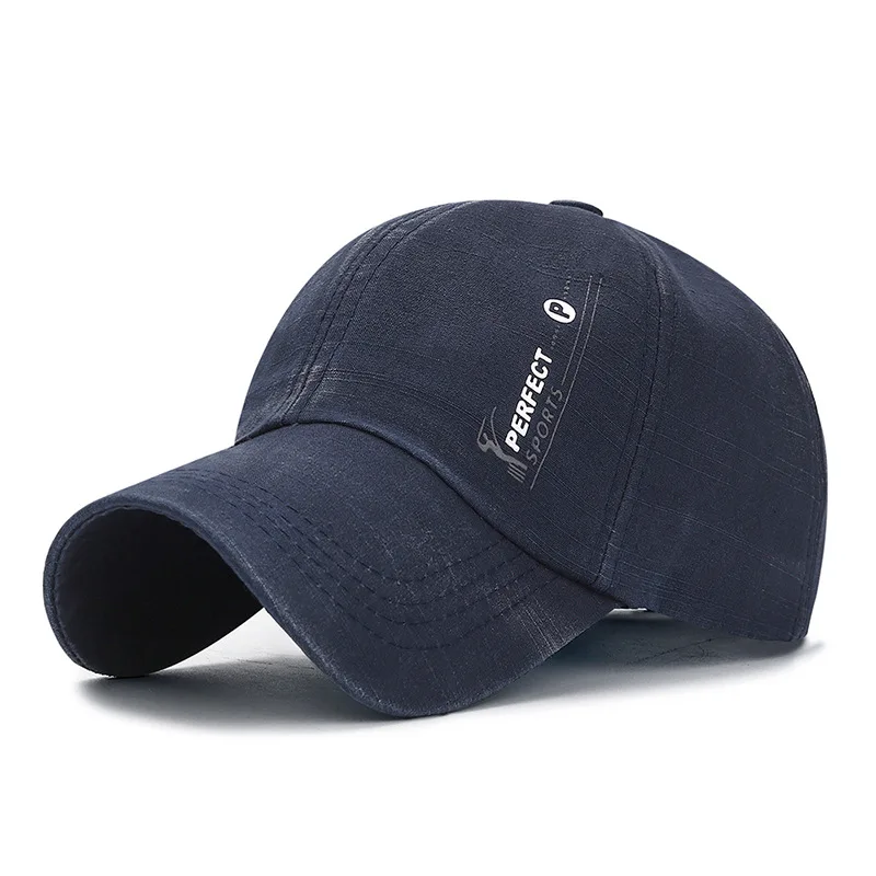 Простая винтажная Повседневная бейсбольная кепка с эффектом потертости в стиле