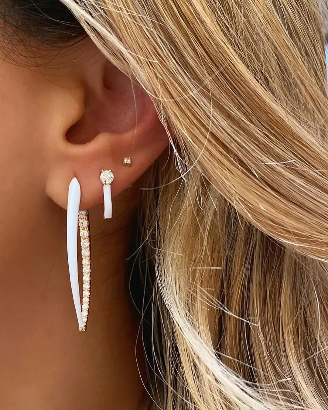 2020 летние горячие продажи мини Huggie обручи неоновая эмаль красочные мульти