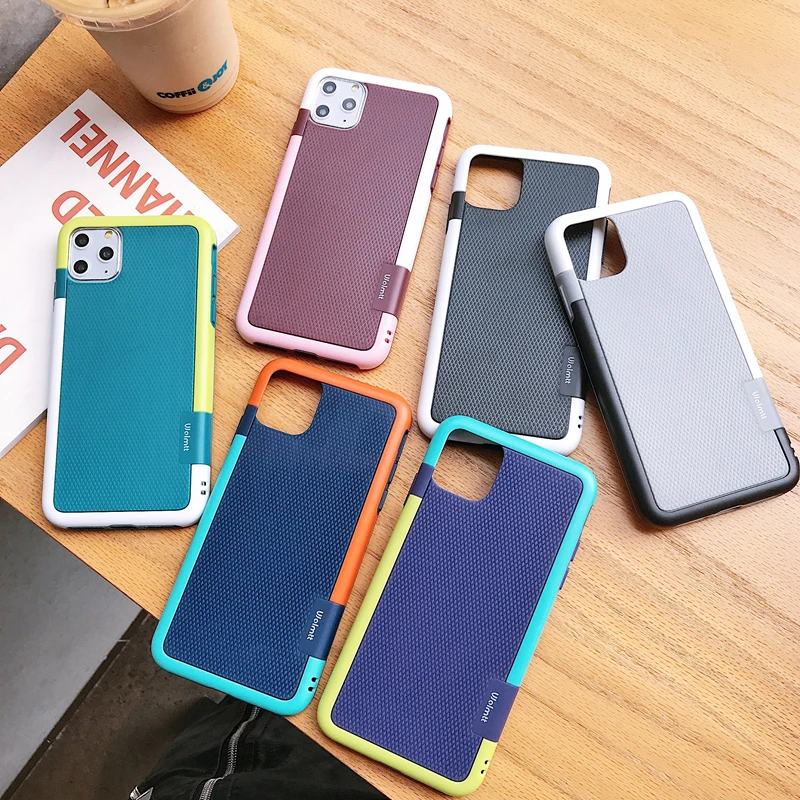 Бампер для iPhone 6 6s 7 8 plus X/XR/XS MAX мягкий чехол из ТПУ в рамке тонкие чехлы 11