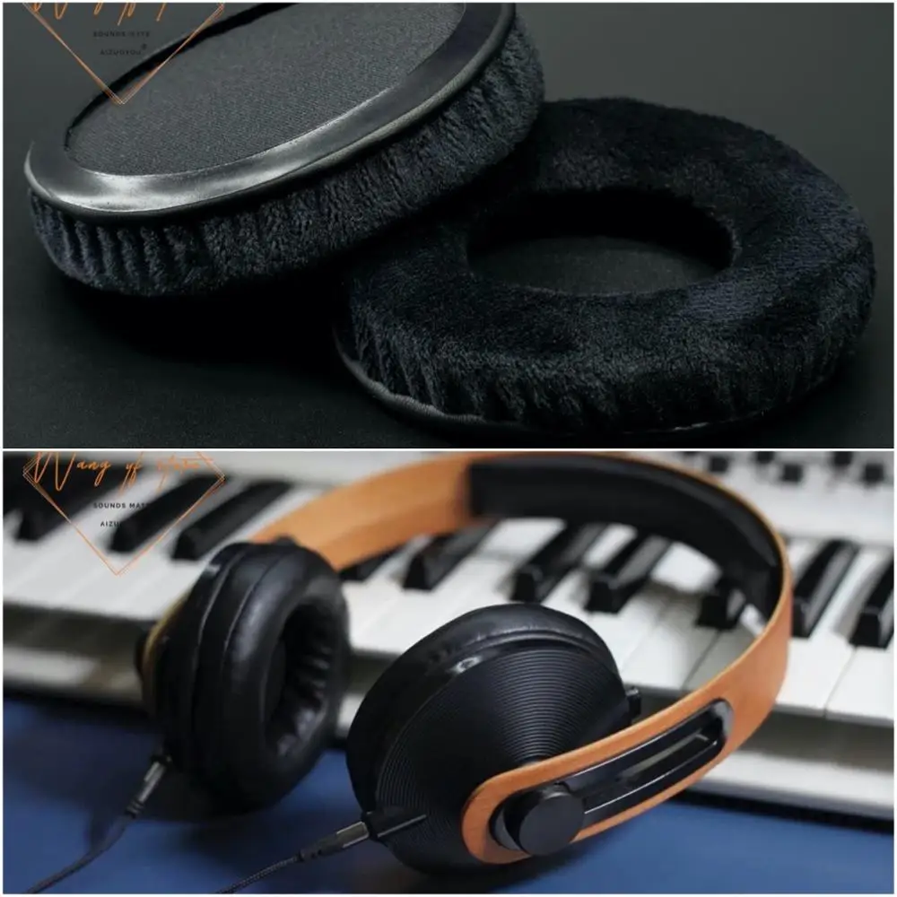 Толстые велюровые бархатные амбушюры для наушников Kuba Disco отличное качество