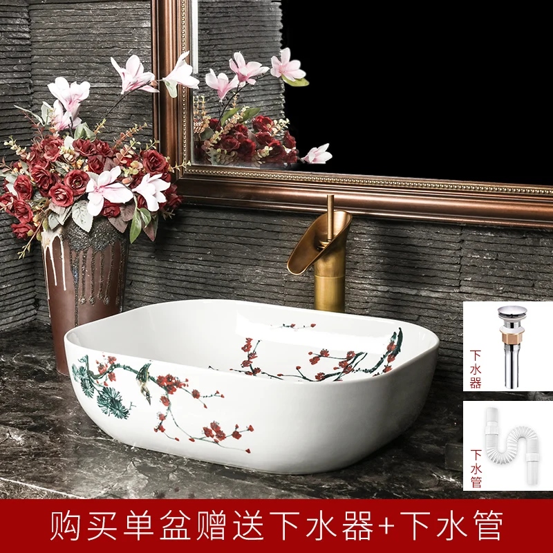 

Керамическая ванная комната YSHT в китайском стиле, античное искусство, ручная роспись, бытовая утка-МАНДАРИНКА, игра в воде