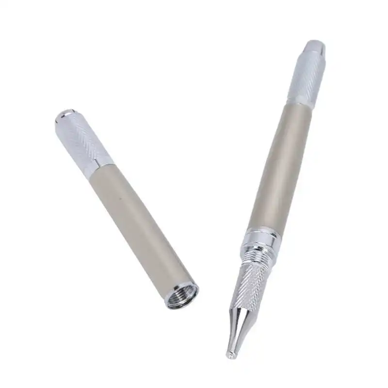 Portable Makeup Eyebrow Lip Manual Tattoo Pen Metal Microblading Accessory Semi-permanent Gog Tools | Красота и здоровье