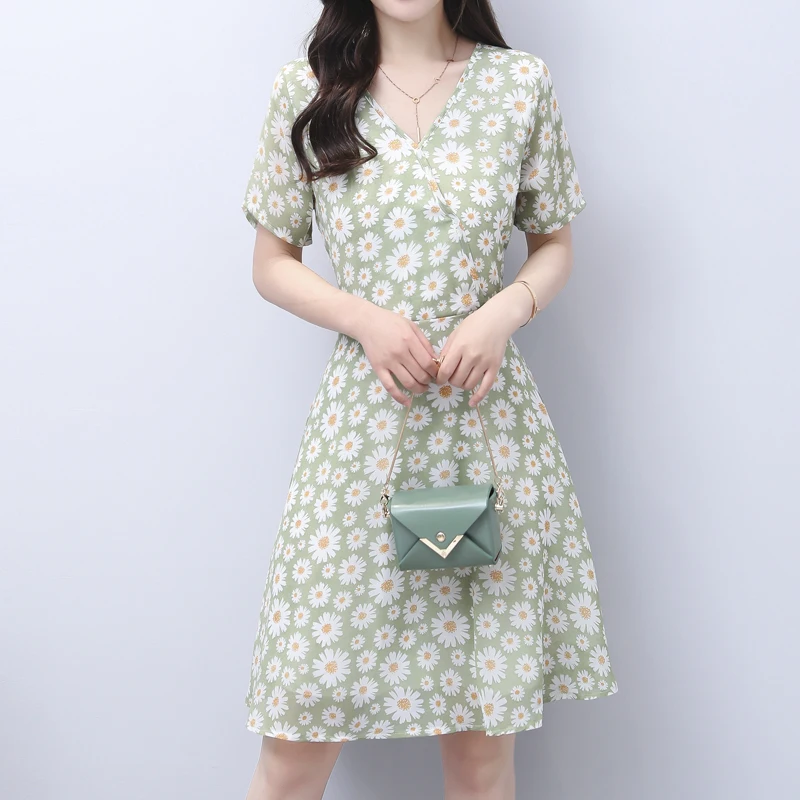 Женское платье большого размера летнее 2021 Новый Повседневный свитер с