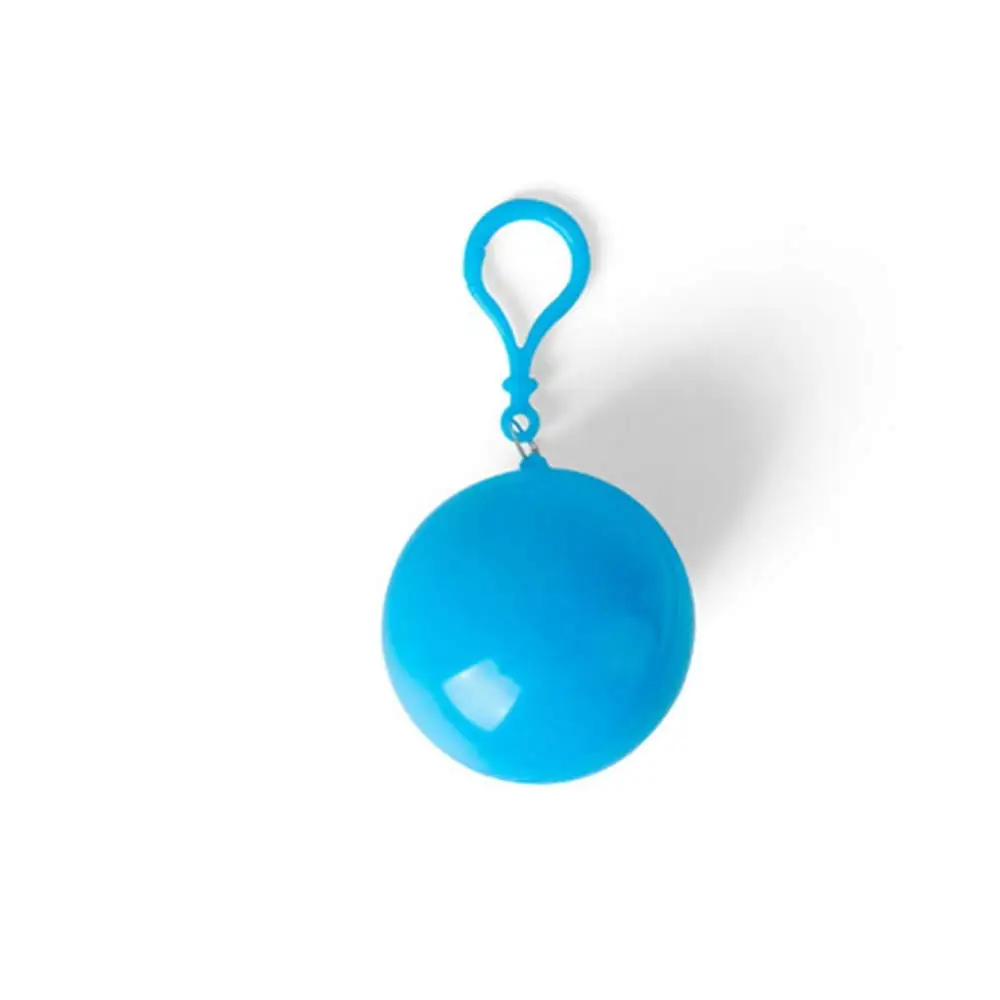 2 шт переносной плащ Дождевик Пончо унисекс дождевик брелок мяч|Плащи| |