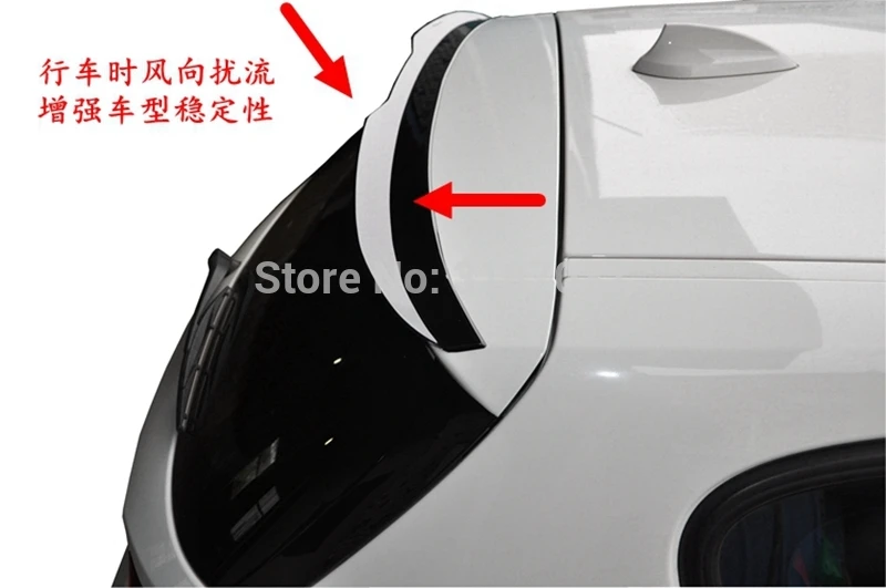 

For BMW F20 116 118 120 125 M135I ABS Plastic Gloss Black Color Rear Roof Spoiler Wing Trunk Lip Boot Cover Car Styling