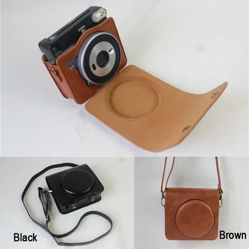Чехол для камеры FUJI instax SQUARE SQ6 SQ20 SQ1 Liplay Mini 11 90 кожаный чехол FUJIFILM SQ 6 20 1|Сумки