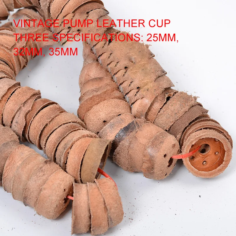 

Bicycle Inflator Accessories Cowhide Bowl Vintage Pump Repair Inflator Cowhide Bowl 25-28mm/32-35mm/35-39mm