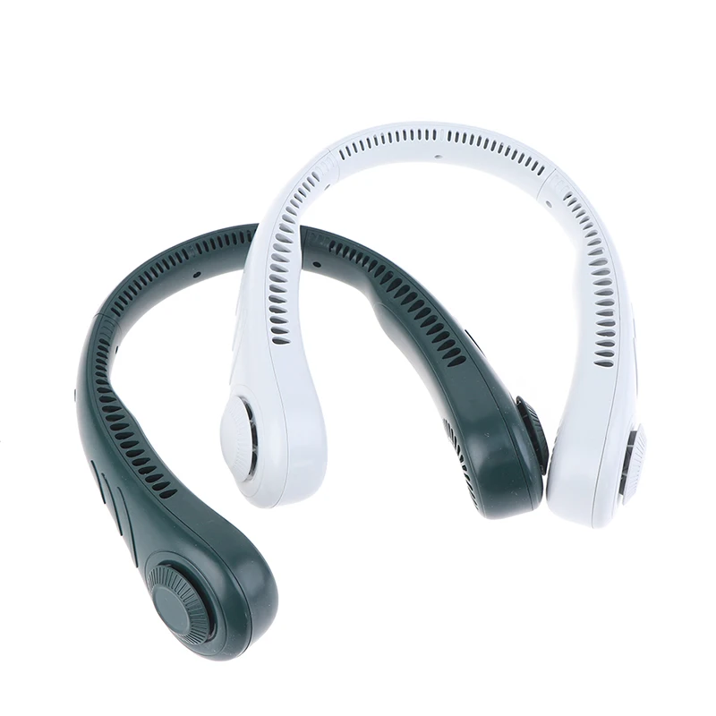 

Mini Bladeless Fan Neck Fan 4000mAh USB Rechargeable Fan Mute Sports Fans for Home Outdoor Ventilador Portalbe Air Conditional