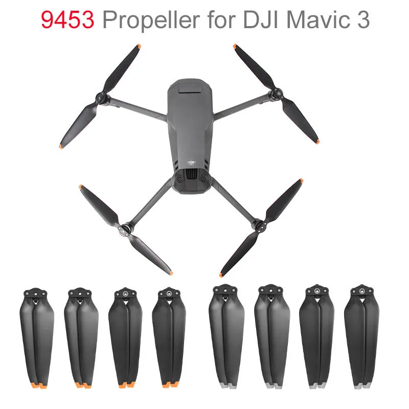 

4 pcs Propeller for DJI Mavic 3 9453 Low-Noise Props Quick-Release Folding Blade Noise Reduction Prop Drone Accessory